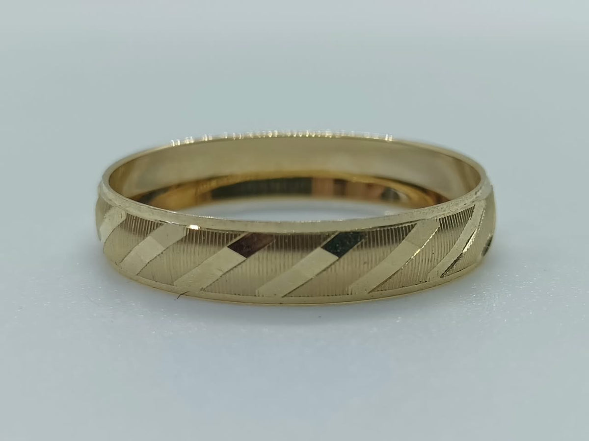 ARGOLLA DE MATRIMONIO EN ORO DE 10 K